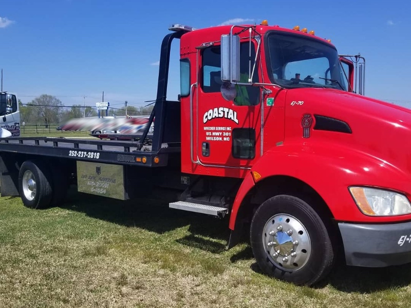 US 64 flatbed towing