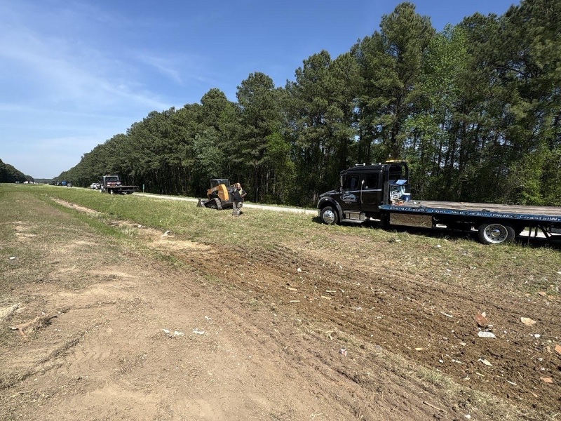 I-95 flatbed towing