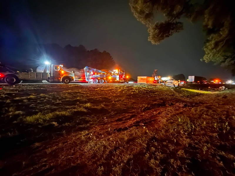 Rocky Mount semi towing